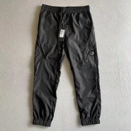 Metall Nylon Männer Hosen ein Objektiv Logo Reißverschluss Pocket Männliche Hose Outdoor Freizeithose Größe M-XXL