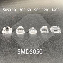 Light Beads LED Lens Reflector Collimator For SMD 10 30 60 90 120 140Degree Convex Optical