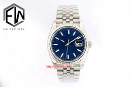 Top EW men Wristwatches Watches 36mm 126234 Stainless 904L Black Silver Dial jubilee bracelet ETA 3235 Movement Mechanical Automatic mens Unisex Watch