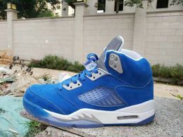 Retro 5 Blue Suede Oferta Online | DHgate.com