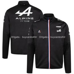 2021 New Alpine Team F1 Jacket Formula One Hoodie F1 Clothes Spring and Autumn Zipper Sweater