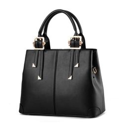 HBP Fashion Women Handbags PU Leather Totes Shoulder Bag Lady Simple Style Designer Luxurys Purses black