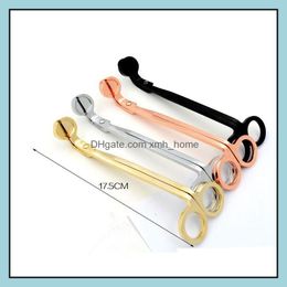 oil lamps wicks UK - Hand Tools Home & Gardenstainless Steel Snuffers Candle Wick Trimmer Rose Gold Candles Scissors Cuttercandlewicktrimmer Oil Lamp Trim Scisso