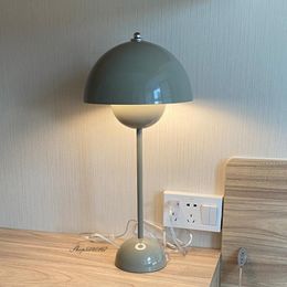 Table Lamps Nordic Flowerpot Lamp Creative Iron Desk For Living Room Bedroom Bedside E27 Designer Study Light