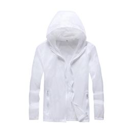 Men's Jackets 2021 Summer Skin Clothing Air Conditioner Sun Protection Beach Clothes Casual With Nood Hoodie