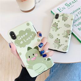 Mobile Phone Case Cute Mobile Phone 11pro Painted Mobile Phone Case IP XS Max For Huawei P30/mae20pro Protective Cover