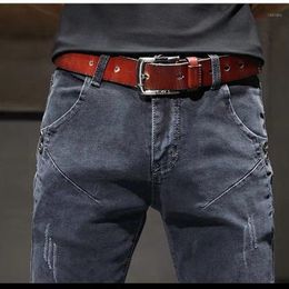 Men's Jeans Men Stretch Korean Streetwear Calça Man Clothes 2021 Anime Pants Pink Y2K Winter Wide Leg