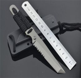 2310 Tactical Fixed blade knife 3Cr13mov Titanize Zytel handle for outdoor camping hiking hunting fishing EDC tools