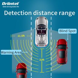 Car Rear View Cameras& Parking Sensors Driintel Millimeter Wave Radar Blind Spot Detection System BSD BSA BSM Microwave Monitoring Change La