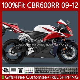 OEM Red blue Fairings For HONDA CBR 600 CBR600 RR CC F5 2009 2010 2011 2012 Body 69No.82 CBR 600F5 600RR 600CC 2009-2012 CBR600RR 09 10 11 12 Injection Mould Bodywork