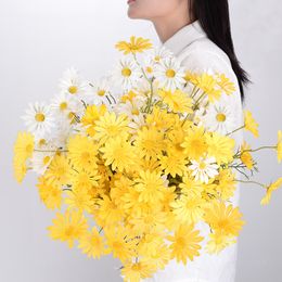 52cm Fake Chrysanthemum Home Decoration Wedding Living Room Artificial Flower Dining Table Decoration Valentine's Day Gift T500620