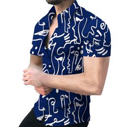 Мода летние мужчины полосатая блузка рубашка красивые рубашки с коротким рукавом рабочие места блузки плюс размер 3XL повседневные топы Blusas Chic