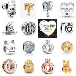 NEW 2021 100% 925 Sterling Silve799031C01 Surfing Koala Charm and Charmand luxurious DIY Women Original Bracelet Fashion Jewelry Gift