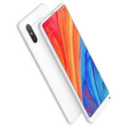 Original Xiaomi Mi Mix 2S 4G LTE Mobile Phone 8GB RAM 256GB ROM Snapdragon 845 Android 5.99" Full Screen 12MP AI NFC 3400mAh Face ID Fingerprint Ceratics Smart Cell Phone