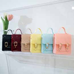 PVC Purses and Handbags Women Jelly Crossbody Bag Girl Coin Pouch Tote Kids Party Hand Clutch Bag