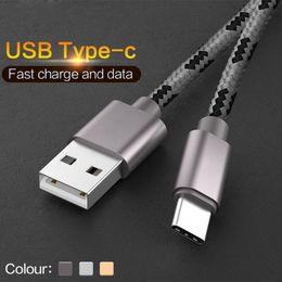 Cell Phone CablesUSB Type C Fast Charging cable Type-c 3.1 data Cord Phone Charger For Samsung S8 S9 Plus Note 8 Xiaomi mi