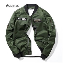 DIMUSI Men's Bomber Jackets Casual Male Outwear Windbreaker Coats Fashion Hip Hop Mens Slim Pilot Baseball Clothing 211214