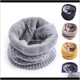 Wraps Hats, & Gloves Aessories Drop Delivery 2021 Fashion Winter Ladies Warm Thick Veet Boys Girls Cotton Scarf Man And Women Comfortbale Sca