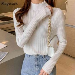 Autumn Plus Size Pullover women Sweater Solid Turtleneck Casual Woman s Vintage Winter Women Sueter Mujer 10985 210512