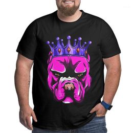 2022 grandi cani abbigliamento T-shirt da uomo T-shirt King Dog Graphic T Shirt 6xL Plus Size T-shirt per uomo Top Tee Grande Tall Man Estate Allenamento Abbigliamento Grandi abbigliamento Padre Regali