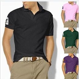 Brand Designer Clothing Mens Polos Shirts Men Crocodile Big Small Horse Embroidery Business Casual Solid Male Polo Shirt Short Sleeve Plus Size S-6XL High Quality w3