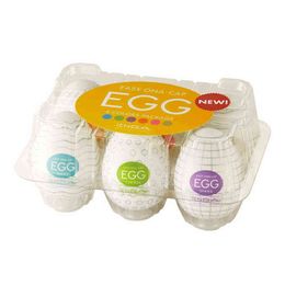 NXY Eggs 6PCS/Box Sex Toys Masturbation Sexs Tools Portable Stimulating Silicone Stretchable Masturbator For Men 1124