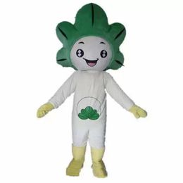 Party Green Plant Mascot Costume Halloween Christmas Cartoon Character Outfits Suit Advertising Leaflets Clothings Carnival Unisex Adults Outfit