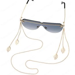 Bohemia Metal Leaf Tassel Pendant Cords Glasses Chain Women Sunglasses Accessories Eyeglasses Lanyard Hold Straps