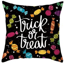 2021 Classic Halloween Party Supplies pillow case home gift sofa cushion peach skin pillowcase