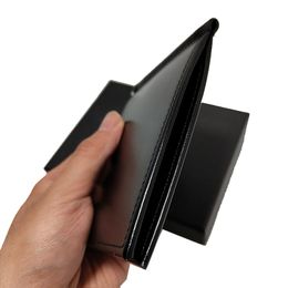 BOBAO Wallet for Men Card Holder Portable Cash Clip Drivers License Leather Coin Purse German Craftsmanship With Box251O
