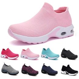 style51 fashion Men Running Shoes White Black Pink Laceless Breathable Comfortable Mens Trainers Canvas Shoe Sports Sneakers Runners 35-42