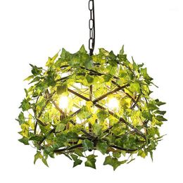 Pendant Lamps Plant Bird Nest Dia40cm Hanglamp Industrial Creative Dining Room Lamp Nordic Iron Art Retro Restaurant Decoration