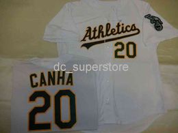 Custom MARK CANHA Sewn Baseball JERSEY New WHITE Stitch Any Name Number Men Women Youth baseball jersey