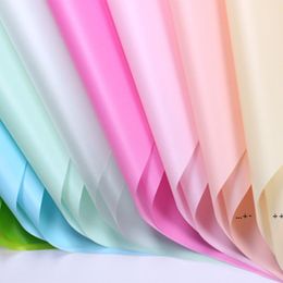 Flower Wrapping Paper Solid Colour Waterproof Paper Bouquet Gift Packing Paper Environmentally Friendly Matte Solid Colour LLB10508