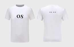 Deluxe Designer Мужская формальная футболка повседневная коротка в рукаве 100% качество хлопка оптом черно-белый размер M-6xl#04