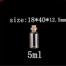 Mini Glass Crafts Bottles Jars With Cork Empty Small Wishing Bottle Decoration Vials Gift 100pcs good qty