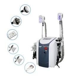 6 In 1 Cryolipolysis Criolipolisis Cavitation RF Slimming Machine Cryotherapy Ultrasound RF Liposuction Lipo Laser Machine Double Chin Removal