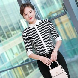Rayas Formal De Las Mujeres Blusa Oferta Online | DHgate.com
