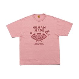22fw top cor-de-rosa homens mulheres camiseta 1 alta qualidade imprimir gráfico de manga curta superdimension