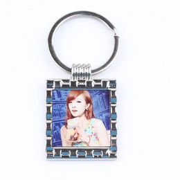 2021 new 12 Styles Blank keychains For Sublimation Round Love Key Chain Iewelry Thermal Transfer Printing DIY Blank Material Consumables