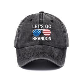 Party Hats Let's Go Brandon FJB Dad Beanie Men Women Funny Cap Printed Baseball Caps Washed Cotton Denim Adjustable Outdoors Hat HY0236