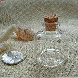 12pcs Factory Wholesale very cute Glass vials 20ml Bottles Small with Corks 37x40x12.5mm Free shippinghigh qty