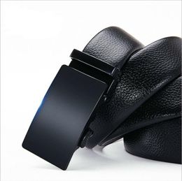 Belts 2021 Mens Fashion Designer Belt Leather Casual Luxury Business Male Automatic Buckle Men Black