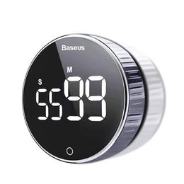 Other Clocks & Accessories 1PC ABS LED Digital Kitchen Timer Manual Countdown Alarm Clock For Cooking Sleeping