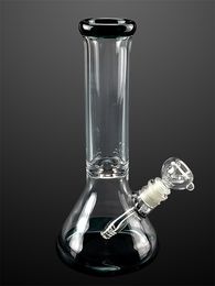 Clear Glass Oil Dab Rigs Water Bong Smoking Pipes Ash Catcher Hookah Tobacco Accessories