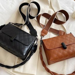 Fashion Women Pu Leather Shoulder Bags Girls Brief Flap Women's Casual Messenger Bags