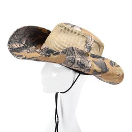 Bucket Net Hats Protection Caps Jungle UV Alpine Hat Cap Fishing Men Camouflage Outdoor