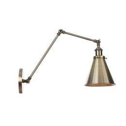 Wall Lamp Gold Plated Lights Bells European American Style Metal Bell Creative Indoor Bedside Mirror
