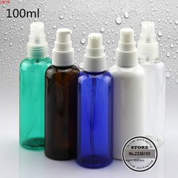 50PCS/lot 100ml Professional Women Lady Beauty Shampoo Lotion empty plastic pump bottle lotion Make Up Cosmetic Cute Toolgoods