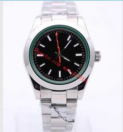 Luxury Wristwatches 40mm 116400 Mechanical watch Asia 2813 Automatic Black Blue Dial Sapphire Stainless Steel Bracelet Luminous Mens Watches Original Box